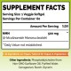 Azaroe Lipsomal Vegan NMN 500mg 60 Capsules, Vegan formula