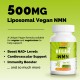 Azaroe Lipsomal vegan NMN 500mg 60 Capsule, formula vegana