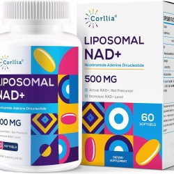 Corllia Liposomal NAD+ 500mg con TMG 250mg 60 Cápsulas blandas Corllia Liposomal NAD+ 500mg con TMG 250mg 60 Cápsulas blandas
