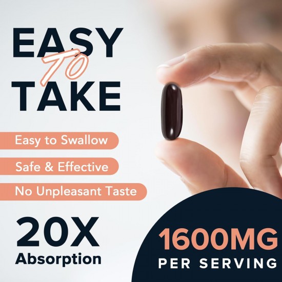 Fabamax Liposomale NAD+ Ergänzung 1600 mg, 60 Weichkapseln