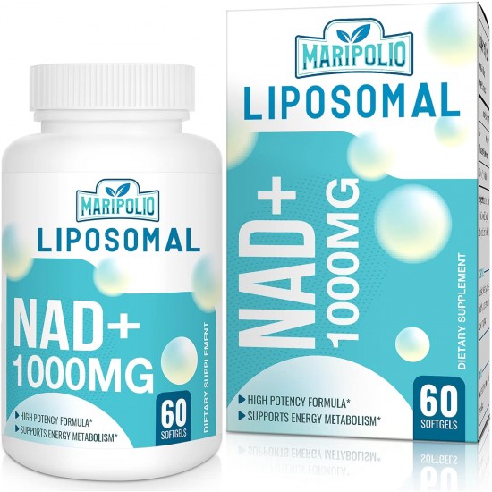 Maripolio Liposomale NAD+ Ergänzung 1000 mg 60 Weichkapseln