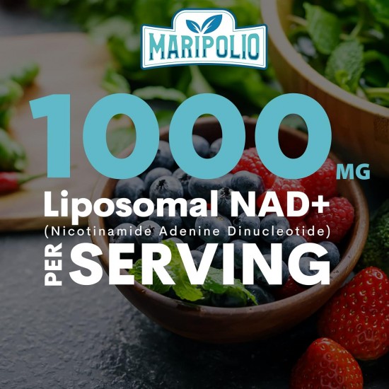 Maripolio Liposomale NAD+ Ergänzung 1000 mg 60 Weichkapseln