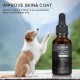 EUHEMP Rilievo d'ansia da olio per cani e gatti - 5000mg - Supporta la salute dell'anca e delle articolazioni