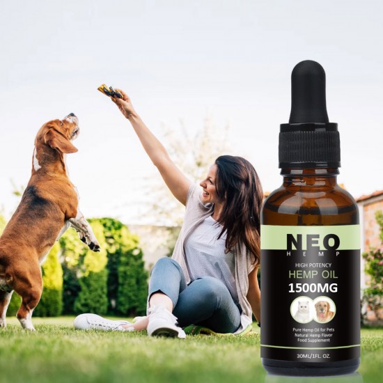NEOHEMP Rilievo d'ansia da olio per cani e gatti - 1500mg - Supporta la salute dell'anca e delle articolazioni NEOHEMP Rilievo d'ansia da olio per cani e gatti - 1500mg - Supporta la salute dell'anca e delle articolazioni