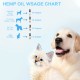 Olio Precious Earth HEMP per cani e gatti -  10000mg -100% Olio di canapa biologico per animali domestici
