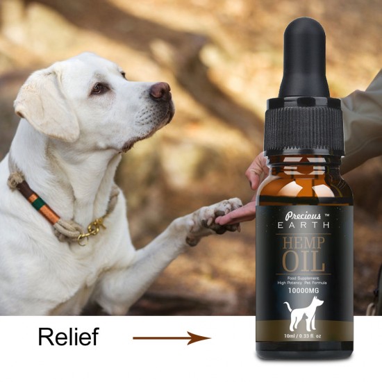 Olio Precious Earth HEMP per cani e gatti - 10000mg -100% Olio di canapa biologico per animali domestici Olio Precious Earth HEMP per cani e gatti - 10000mg -100% Olio di canapa biologico per animali domestici