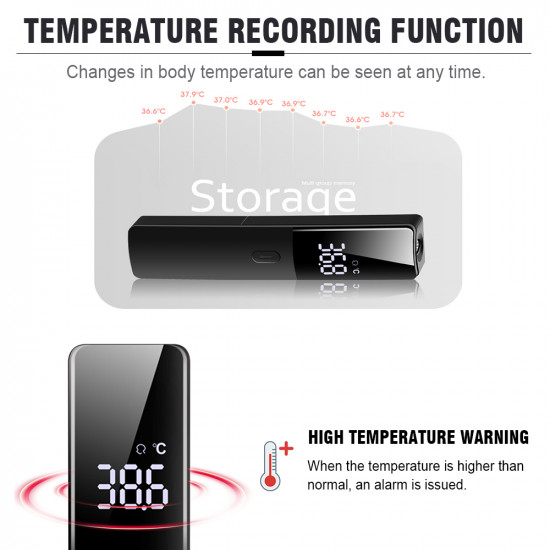 Infrarot-Thermometer, berührungsloses Stirnthermometer, digitale Ohr-Thermometer