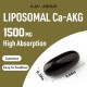 AJAXERRUE Liposomales Kalzium AKG (Alpha-Ketoglutarsäure) Ergänzung 1500 MG, 60 Weichkapseln
