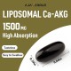 AJAXERRUE Integratore liposomiale di calcio AKG (acido alfa-chetoglutarico) 1500 MG, 60 Capsule Morbide