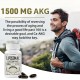 AJAXERRUE Suplemento Liposomal de Calcio AKG(Ácido Alfa-Ketoglutárico) 1500 MG, 60 cápsulas blandas