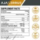 AJAXERRUE 1400mg Integratore di glutatione liposomiale con vitamina C, acido ialuronico, 60 capsule molli