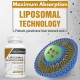 AJAXERRUE 1400mg Integratore di glutatione liposomiale con vitamina C, acido ialuronico, 60 capsule molli