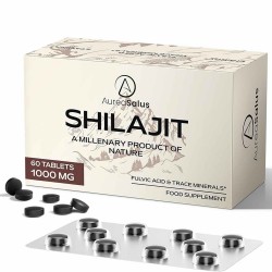 AureaSalus Shilajit Comprimidos, Alternativa a la Resina del Himalaya - 30000 mg, 60 Comprimidos AureaSalus Shilajit Comprimidos, Alternativa a la Resina del Himalaya - 30000 mg, 60 Comprimidos