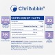 ChriBubble Liposomales Glutathion Weichkapseln 1000mg (60 Kapseln), NAC N-Acetyl-Cystein Ergänzung