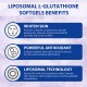 ChriBubble Liposomal Glutathione Softgels 1000mg (60 capsule), NAC N-Acetil-Cisteina Integratore ChriBubble Liposomal Glutathione Softgels 1000mg (60 capsule), NAC N-Acetil-Cisteina Integratore