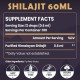 Elikadur Shilajit Resina Integratore liquido organico, 60 ml