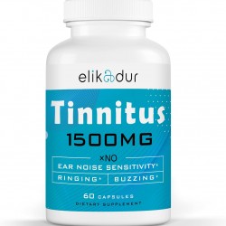 Elikadur 1500 MG Suplemento para el Alivio del Acúfeno con Mezcla Herbal Patentada y Bioflavonoides 60 Cápsulas Elikadur 1500 MG Suplemento para el Alivio del Acúfeno con Mezcla Herbal Patentada y Bioflavonoides 60 Cápsulas