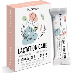 Funermy Postnatal Probiotics Lactation Supplements, 20 Packets Funermy Postnatal Probiotics Lactation Supplements, 20 Packets