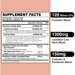 Funermy Postnatal Probiotics Lactation Supplements, 20 Packets Funermy Postnatal Probiotics Lactation Supplements, 20 Packets