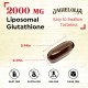 Jagielolia Liposomal Glutathione 2000 mg with L-Serine, L-Glycine &  Sulforaphane, 60 Softgels
