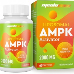 Mechicoco Liposomal AMPK Activador Cápsulas 2000 mg, con Quercetina Dihidrato, Resveratrol y Corteza de Canela Mechicoco Liposomal AMPK Activador Cápsulas 2000 mg, con Quercetina Dihidrato, Resveratrol y Corteza de Canela