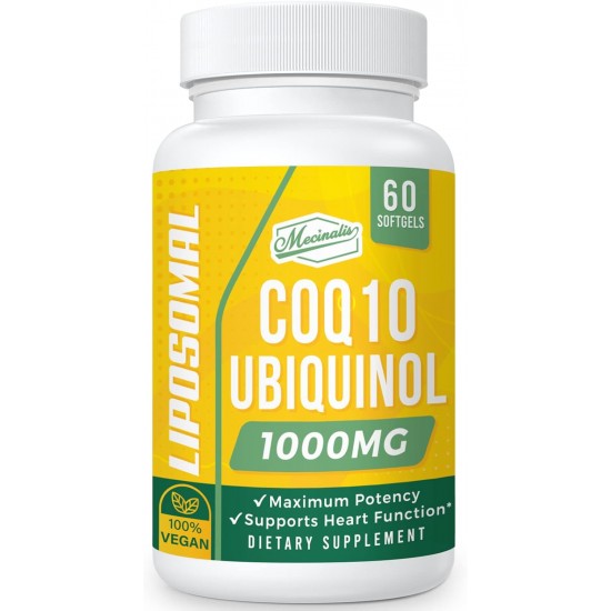 Mecinalis Ubiquinol CoQ10 Liposomal 1000mg 60 Cápsulas Blandas