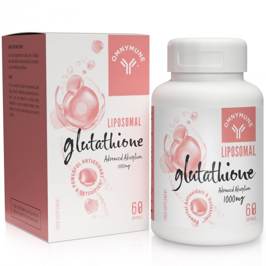 Omnymune Liposomal Reduced Glutathione Softgels 1000mg 60 Capsules