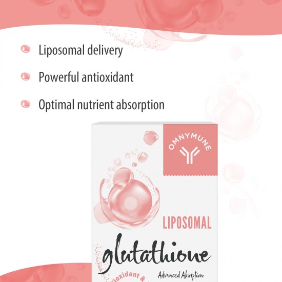 Omnymune Gélules de Glutathion Réduit Liposomal 1000mg 60 Capsules