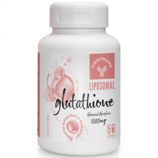 Omnymune Glutatión Reducido Liposomal Cápsulas Blandas 1000mg 60 Cápsulas