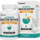 Orgabay Enzymes Digestives 1000mg avec Postbiotiques, Mélange de 20 Enzymes pour les Ballonnements, 60 Capsules Végétales