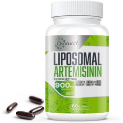 Osasuna 600 mg Liposomal Artemisinin, Sweet Wormwood Extract(Artemisia Annua) with Quercetin Phytosome 200 mg, 60 Softgels Osasuna 600 mg Liposomal Artemisinin, Sweet Wormwood Extract(Artemisia Annua) with Quercetin Phytosome 200 mg, 60 Softgels