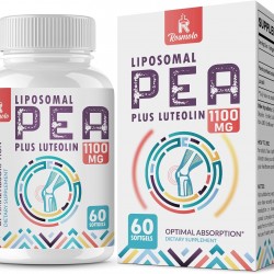 Rosmolo Palmitoiletanolamida liposomal 1000 mg + Luteolina 100 mg, 60 cápsulas blandas Rosmolo Palmitoiletanolamida liposomal 1000 mg + Luteolina 100 mg, 60 cápsulas blandas