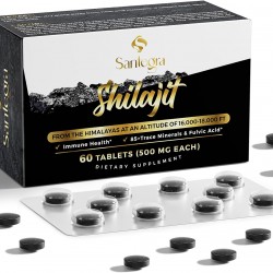 Santegra Shilajit Comprimidos, 100% Shilajit Comprimidos Puros 30000 MG 60 Comprimidos Santegra Shilajit Comprimidos, 100% Shilajit Comprimidos Puros 30000 MG 60 Comprimidos