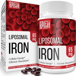 Sapotax Liposomal Fe 65mg Suplemento de hierro con ácido fólico y vitamina B12 (60 cápsulas blandas) Sapotax Liposomal Fe 65mg Suplemento de hierro con ácido fólico y vitamina B12 (60 cápsulas blandas)