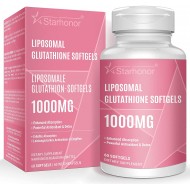 Starhonor L- Glutathione Reduced Softgels 1000mg (60 Capsules), NAC N-Acetyl-Cysteine Supplement