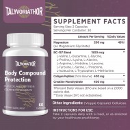 Talyvoriathor BPC-157 Capsules – 1500mcg Daily Peptide Support for Recovery & Active Living (60 Count)