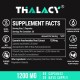 Thalacy Integratore di Beta Ecdysterone, 1200MG 60 Capsule