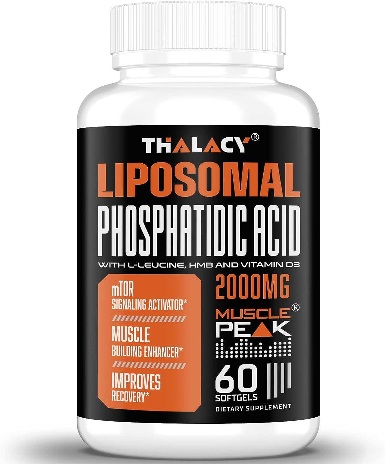 Buy Thalacy Liposomal Phosphatidic Acid Muscle Builder (PA), 2000mg 60  Capsules