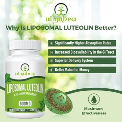 Ulmubra Luteolina Liposomal 500MG, 60 Cápsulas blandas Ulmubra Luteolina Liposomal 500MG, 60 Cápsulas blandas