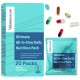 Vitablossom 8-in-1 Supplemento di nutrizione per la longevità W/Fisetin, NADH, Trans-Resveratrolo, Apigenin, K2+D3, TMG, Acido ialuronico liposomiale, 20 confezioni