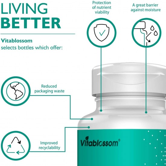 Vitablossom CoEnzyme Q10 PQQ with Pure Reduced Glutathione 520mg 60 Capsules Vitablossom CoEnzyme Q10 PQQ with Pure Reduced Glutathione 520mg 60 Capsules