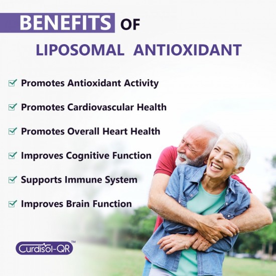 Vitablossom Complejo Antioxidante Liposomal 3 en 1, CoQ10 +Trans-Resveratrol 2000mg