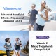 Vitablossom Liposomale CoQ10 Weichkapseln 600mg mit Vitamin E und gemischtem Tocopherol & Omega 3,6,9