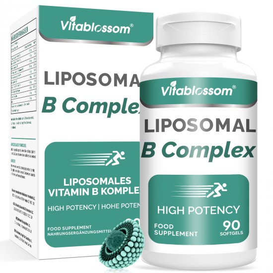 Vitablossom Liposomal Vitamin B Complex Softgel 90 Counts Vitablossom Liposomal Vitamin B Complex Softgel 90 Counts
