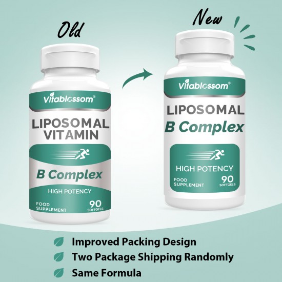 Vitablossom Liposomal Vitamin B Complex Softgel 90 Counts Vitablossom Liposomal Vitamin B Complex Softgel 90 Counts