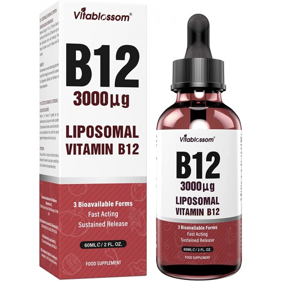 Vitablossom Liposomales Vitamin B12 Sublinguale Flüssigkeitstropfen 3000µg/60ml