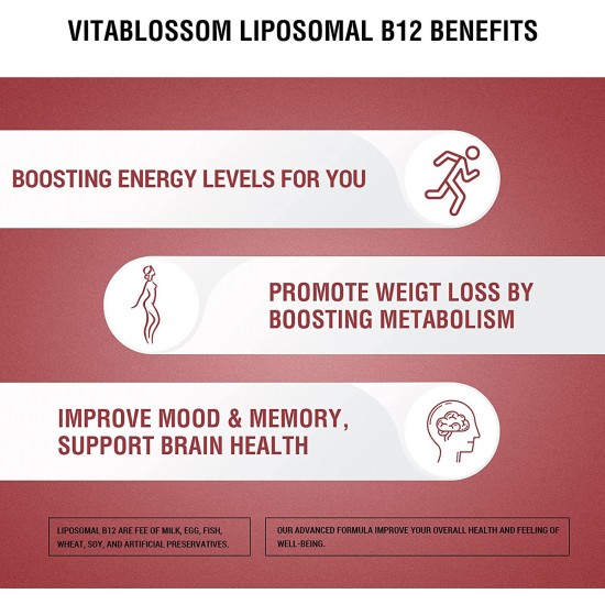 Vitablossom Liposomales Vitamin B12 Sublinguale Flüssigkeitstropfen 3000µg/60ml