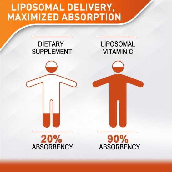 Vitablossom Maximum Absorption Liposomal Vitamin C Drops 2000mg