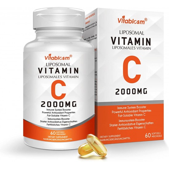 Vitablossom Superior Absorption Liposomal Vitamin C Softgels 2000mg Vitablossom Superior Absorption Liposomal Vitamin C Softgels 2000mg