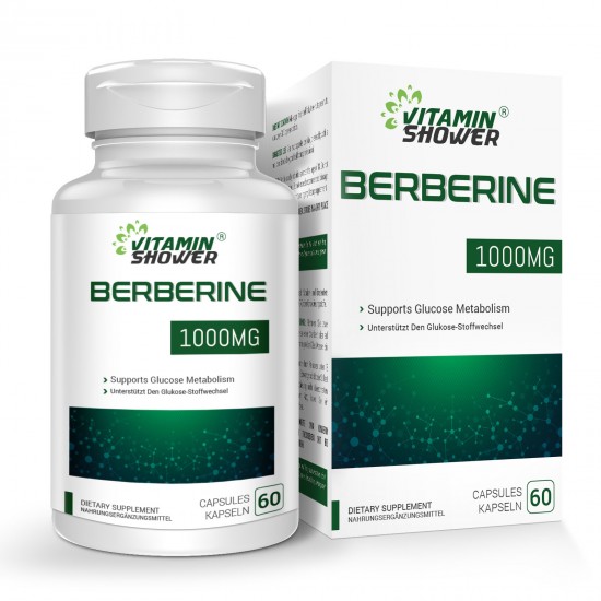 Vitamin Shower Premium Berberin 1000 mg Complex supplement with Silymarin 60 capsules Vitamin Shower Premium Berberin 1000 mg Complex supplement with Silymarin 60 capsules